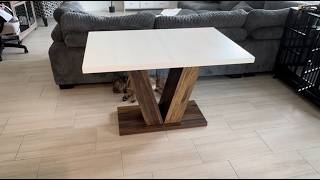 Tribesigns Table Review - Farmhouse Style on a Budget