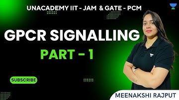 IIT JAM 2025 | Cell  Biology | GPCR Signalling Part - 1 | Meenakshi Rajput