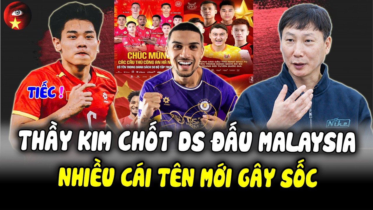 HLV Kim Sang Sik Chốt Danh Sách ĐTVN Đấu Malaysia, Nhiều Cái Tên Mới Gây Sốc!