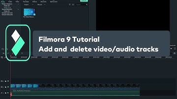 FILMORA9  HOW TO ADD AND DELETE VIDEO/AUDIO TRACKS