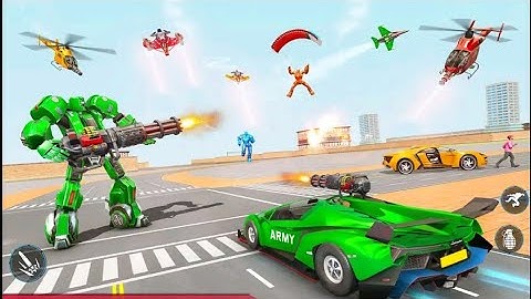 Army Bus Robot Transform Wars |New Kids videos Android GemePaly 3D