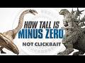 How tall is Godzilla Minus Zero really? | In-Depth Teaser Analysis
