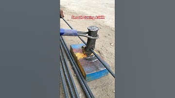 Oddly Satisfying Steel Bar Cutting Process 🔊 ASMR #metalwork #oddlysatisfying #viral #shorts