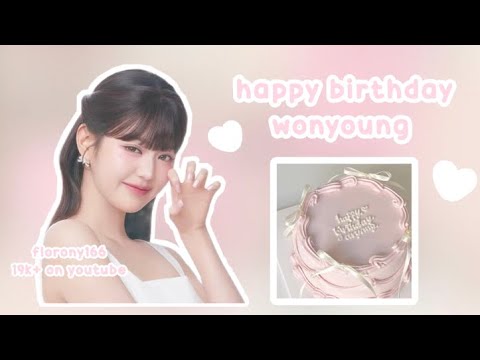 My wony is 21. 😭 [Birthday edit for Jang wonyoung]