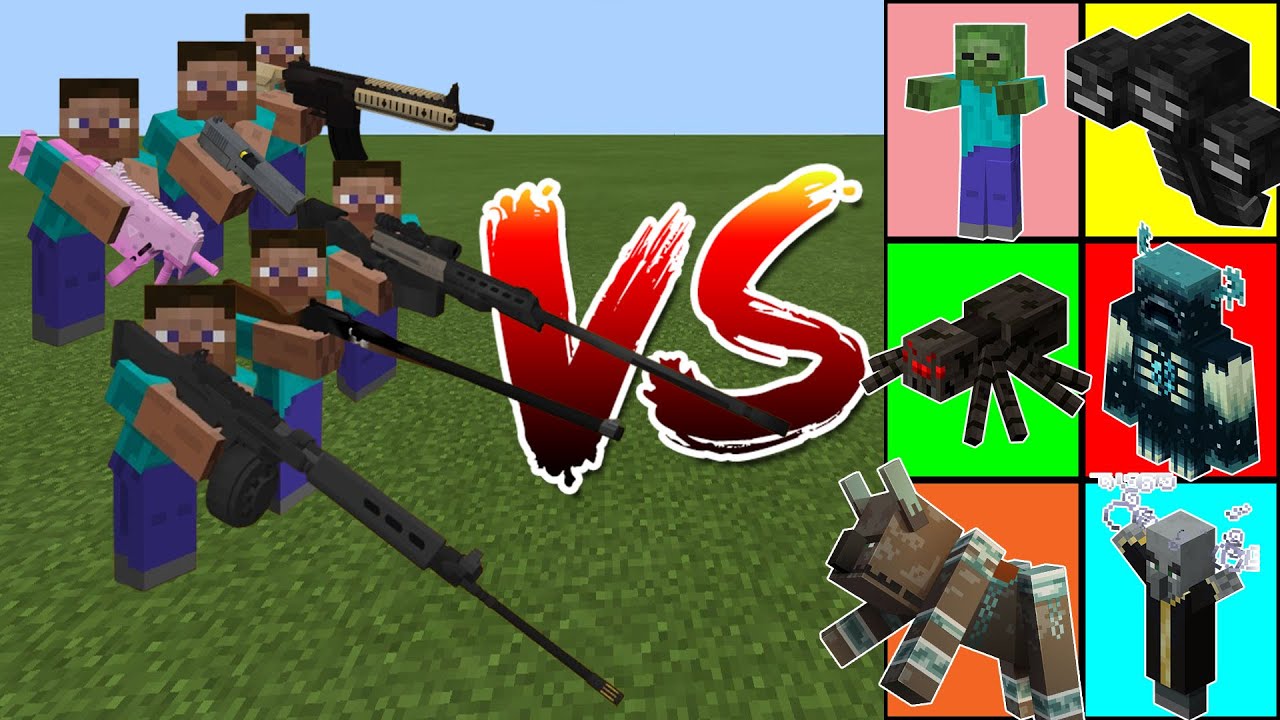 All Guns vs Minecraft - YouTube