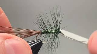 Tying The Green Wet Mayfly