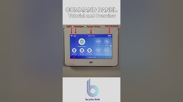 Command Panel Overview #security #adt #tutorial  #homesecurity #homesecuritysystem
