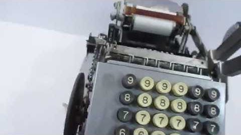 VINTAGE SMITH CORONA HAND CRANK ADDING MACHINE METAL SHELL ANTIQUE - CALCULATOR