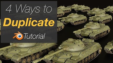 [3.1] Blender Beginner Tutorial: 4 Different Ways to Duplicate
