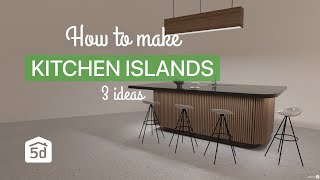 HOW TO MAKE KITCHEN ISLANDS | 3 IDEAS | PLANNER 5D screenshot 1