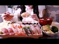 ［お寿司］寿司下駄に載せたらおいしさが倍増した🍣🤍［食べる］