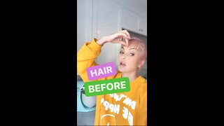 How I color my hair pink…