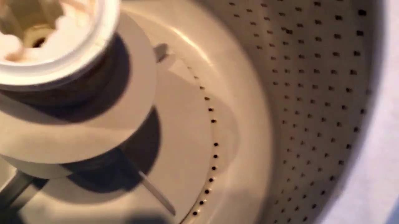 Kenmore washing machine agitator won't turn. YouTube