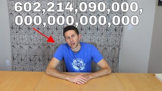 Saying 'Avogadro's Number' Avogadro's Number of Times (World Record)