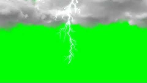 Thunderstorm Green Screen Video ⛈️⚡ ||Green Screen Rain With Thunder Effects ||SK Green Effect