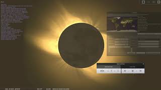 This is the total solar eclipse that viewable from chile on 2nd of
july 2019 it not real footage because he hasn't happened yet but a
simulat...