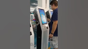 Self Service Queue And Call Terminal Nfc Reader Terminal Multifunction Self Service Kiosk