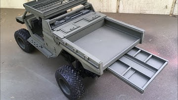 Turning a GI Joe VAMP into a custom RC creation part 15