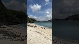 Alone on a gorgeous and remote beach in Kuta, Lombok.