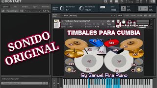 "TIMBALES LP PARA CUMBIA" EL MEJOR VST DE TIMBALES PARA KONTAKT By Samuel Piña Piano screenshot 1