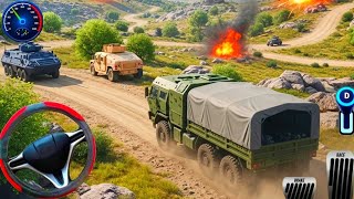 Army Truck  Driving Game 3D 2026: Military Truck Cargo Transport Drive Soldiers - Android Gameplay screenshot 4