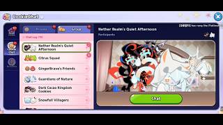 Cookie Chat Logs Part 13 New Entries + Nether Queen & Group Realm Quiet Afternoon Cookie Run Kingdom