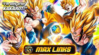 HOW TO BUILD LR PHY Majin Vegeta + SSJ2 Goku Angel!! Max Links 100% 1st Look | DBZ Dokkan Battle