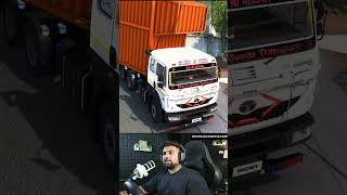 Tata delivery truck on narrow road #ets2 #shorts #gaming