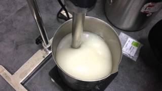 Xanthan Gum 2% powder wetting in water