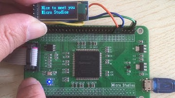 FPGA Drive IIC OLED 01: System Target