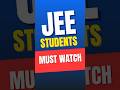 JEE Counselling 2026 | JOSAA, CSAB, JAC Delhi, IPU | Must Watch #jee2026 #jeemains #jee