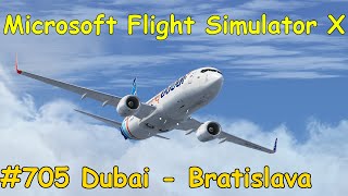 Let's Play Microsoft Flight Simulator X Teil 705 Dubai - Bratislava [3/5] Boeing 737 | Liongamer1