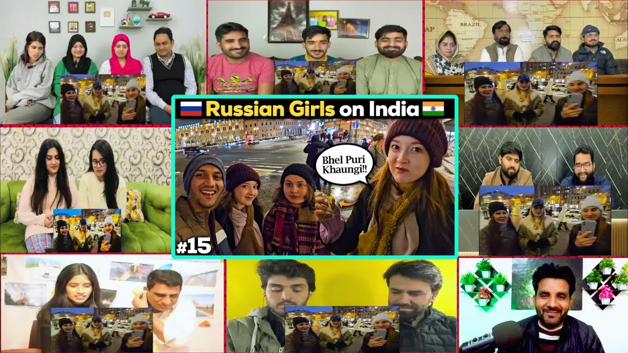 Pak Reacts to What Russian Girls Thinks About India & Indians? 🇮🇳 🇷🇺 || REACTION MASHUP