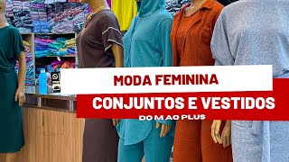 Moda Feminina - CONJUNTOS e VESTIDOS do M ao Plus Size Tamanho 50 - Atacado e Varejo #brás