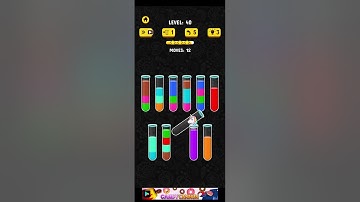 Color Water Sort 3D - Level 40