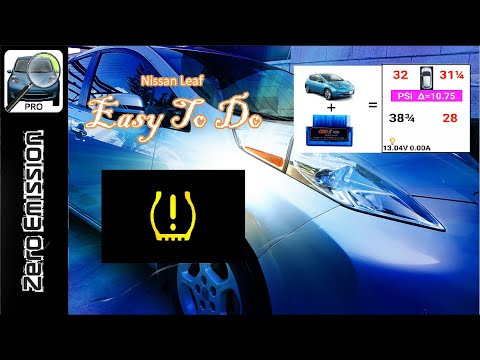 How to register Nissan Leaf Tires sensors TPMS/كيفية اعادة برمجة اطارات نيسان  بواسطة Leaf Spy Pro