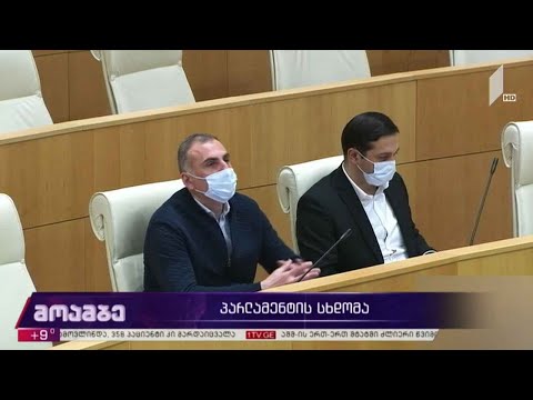 პარლამენტის სხდომა