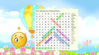 The Simpsons Word Search Puzzle Play screenshot 3