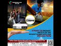Watch Cricket on the BIGGEST Screen | Best Projectors for Home & Events | Manshi Edge Tech