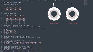 Understand LeetCode 514. Freedom Trail in 5 minutes