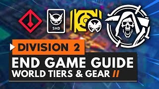 The Complete Guide to END GAME in The Division 2 | World Tiers, Gear Score & More!