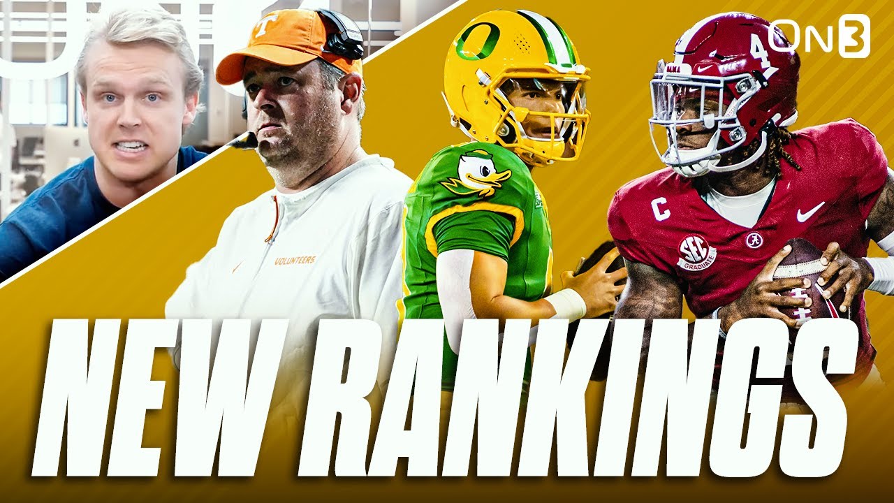 NEW College Football Playoff Rankings | Oregon Still #1? | Tennessee ...