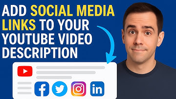 How To Add Social Media Links to Your YouTube Video Description