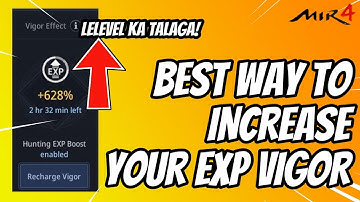 How to Increase your Vigor EXP? | MIR4 Tips and Guides