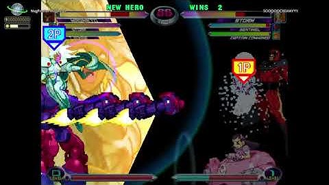 MvC2: Romneto - Magneto Tempest interrupted by Hail to Unique Rom Conversion to DHC Combo 11.27.25