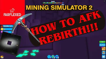 Mining Simulator 2 - HOW TO AFK REBIRTH - ROBLOX