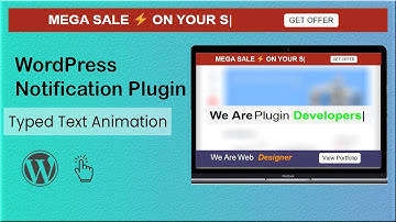 Typed Text for WordPress | WordPress Notification Bar Plugin | Header bar and footer bar