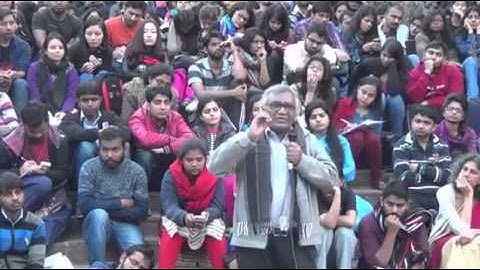 India the National and Nationalism by Professor Gopal Guru in JNU