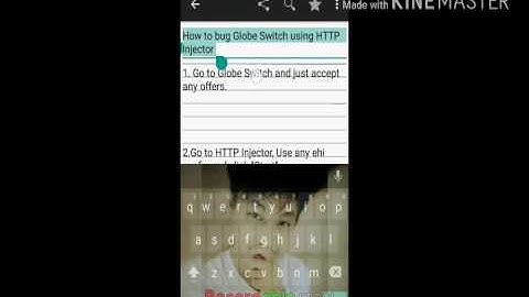 How to bug Globe Switch using HTTP Injector 2017