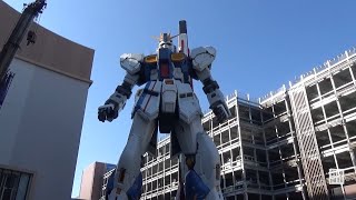 西日本初の実物大ガンダム、ららぽーと福岡に　2月末完成予定